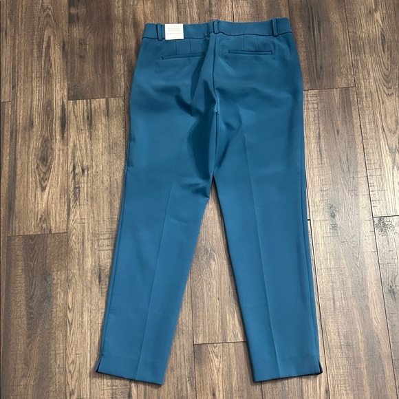 NWT Talbots Hampshire Ankle Pants Women’s Size 8 Green Blue Teal 29” Inseam - Picture 5 of 7